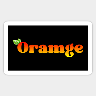 Oramge Sticker